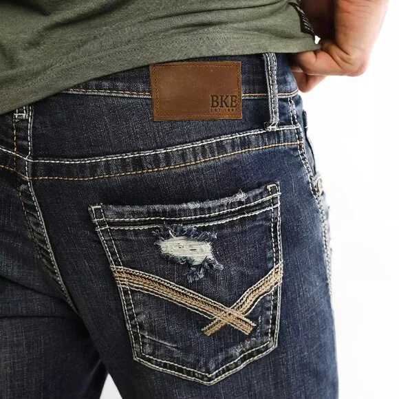 BKE Jake Boot Stretch Jean: 33x32 - Picture 9 of 11